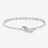 0.88 Carat Genuine Ruby .925 Sterling Silver Bracelet