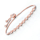 1.35 Carat Genuine Morganite .925 Sterling Silver Bracelet