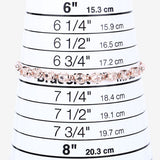 1.35 Carat Genuine Morganite .925 Sterling Silver Bracelet