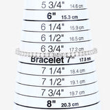 5.10 Carat Lab Grown Diamond 14K White Gold Bracelet