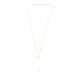 14k Yellow Gold Rosary Necklace