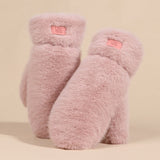 Plush Winter Warmth Fleece-lined Thickened Outdoor Cold-proof Windproof