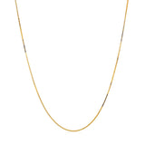 14k Yellow Gold Classic Box Chain 0.45mm