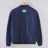 Japanese-style Retro Baseball Jacket For Young Men Casual And Relaxed Fit