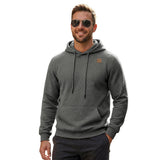 Mens Highly Elastic Jacquard Hooded Long-Sleeve Sweatshirt
