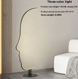 Nordic Art Face Floor Lamp Designer Bedroom Study