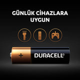 Duracell AA Alkaline Batteries 4-Pack - Long Lasting Power for Electronics