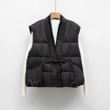 New National Standard Autumn And Winter Plain Color V-neck Loose Vest