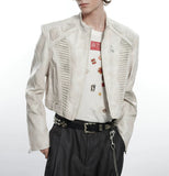 Original Akira Short Biker Leather Jacket