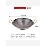 Thickened Stainless Steel Non-Stick Honeycomb Dry Pot