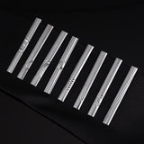 Men's Formal Wear Business Silver Simple Fashion Short Tie Clip