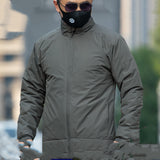 Angken New Thermal Reflection Tactical Cotton-padded Jacket Men's Autumn And Winter Windproof Warm Warm Warm Shell Jacket Outdoor Cotton Coat Coat