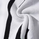New Fallwinter Mens Pullover Color-block Knit Sweater