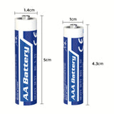 48-Pack: AA + AAA Carbon Battery Combo – 1.5V, Non-Rechargeable