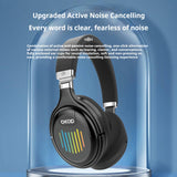 KP-H103 Best Selling In Stock Over Ear Bluetooth Headphones Foldable RGB Ambient Lighting Active Noise Cancellation Dynamic Drivers A Viral Hit