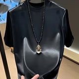 New Round-neck Mens Short-sleeve Casual Fashion Top