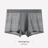 New Ice-silk Mens Underwear Summer Mesh Bare-feel