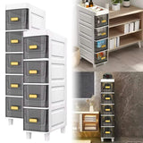 Slimline Multi-Drawer Storage Cabinet – 3, 4, or 6 Layer