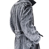 Cotton Padded Thickened Thermal Long Leather Wind Coat