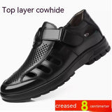 Summer Hollow Leather Sandals for Women