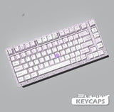Cat Flower Language Keycaps PBT Material