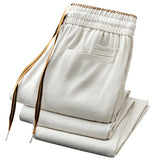Men's Micro Wide Straight Breathable Sports Pants