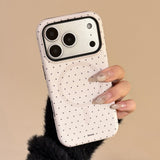 Pearl Bow Magnetic Holder Mobile Phone Case