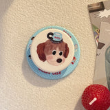Oil Painting Cartoon Puppy Compatible With MagSafe Magnetic Holder