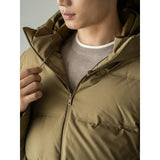 Mens Short Hooded Down Jacket Windproof Waterproof And Warm Coats