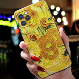 Van Gogh Starry Sky Mobile Phone Shell Stereoscopic