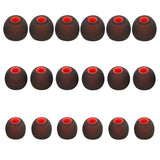 DMZHY Ear Bud Replacement Pieces Silicone Ear Tips Earbud Tips Replacement Earbud Tips Earbud Cover Silicone Fit for in-Ear Headphones(Inner Hole from 3.8mm-5.1mm Earphones) 9 Pairs SML Red/Black