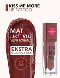 Flormar Kiss Me More Matte Liquid Lipstick 010 Choco
