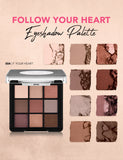 Flormar 9-Color Eyeshadow Palette with Matte & Shimmer Finishes