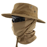 Multi-functional Outdoor Sun Protection Breathable Round-brim Fishing Hat