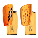 adidas Unisex-Adult X League Shin Guards Solar Gold/Black/Solar Orange Large