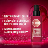 Elidor Brazilian Keratin Therapy Heat Activated Hair Treatment - Smooths Frizz, Repairs Damage, & Straightens - Keratin & Marula Oil Infused, 90ml