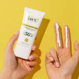 Luv it. Invisible Daily Sunscreen SPF50+ - Protects & Moisturizes with Blue Light Protection