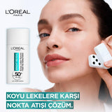 L'Oreal Paris Bright Reveal SPF 50+ Anti-Dark Spot Face Sunscreen - Lightweight, Non-Greasy Daily UV Protection for Sensitive Skin