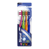 Signal Soft Bristle Manual Toothbrush - Gentle Oral Care, Ergonomic Design for Effective Teeth Cleaning