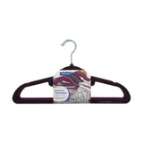 Ideenwelt Burgundy Padded Clothes Hangers 8-Pack