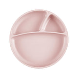 OiOi Baby Suction Plate - Premium Silicone, Vacuum Base, Heat Resistant, Pinky Pink