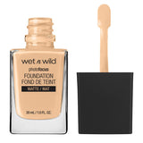 Wet n Wild Photo Focus Foundation Soft Beige - Matte Finish, High Coverage Liquid Foundation for Flawless Makeup