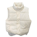 Women's Stand-Up Collar Thickened Waistcoat Warm Vest