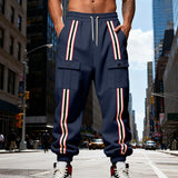 Outdoor Sports Trend Workwear Webbing Retro Loose-fit Sweatpants