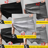 High-End Antibacterial Cotton Boxer Briefs For Men