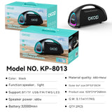 KP-8013 Best-Selling Portable Bluetooth Speaker With Handle Heavy Bass Subwoofer RGB Ambient Lighting 500W High Power And Outdoor Karaoke Capability In Stock