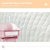 Baby Bassinet, Bedside Sleeper,Foldable Baby Bed to Bed, Adjustable Portable Bed for Infant/Baby/Newborn,with Mosquito Nets, Large Storage Bag, Comfortable Mattresses, Lockable Wheels