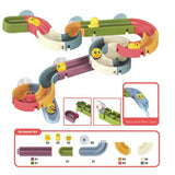 Baby Bath Toys DIY Marble Race Run Assembling Track