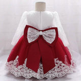 Baby Girls' Basic Christening Floral Dress