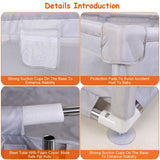 Baby Playpen with Anti-Suction Base Zipper Door